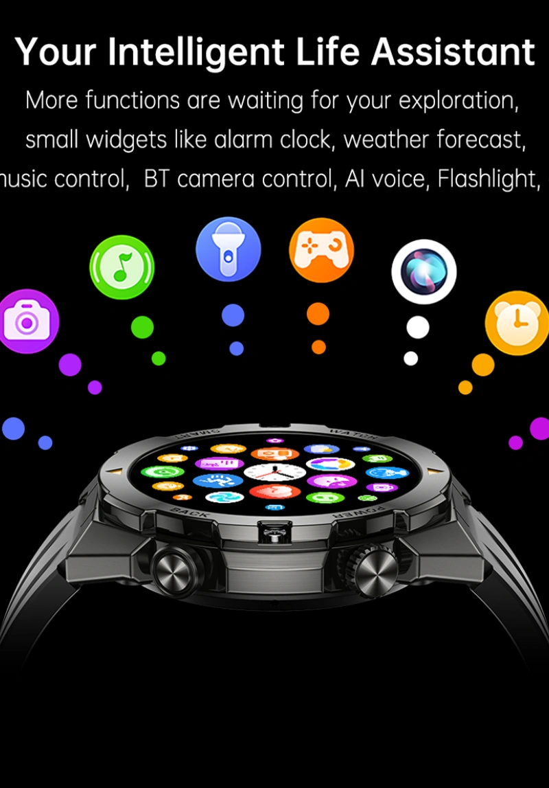 military smart watch men sport