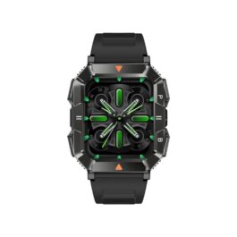 Fatonio Black Military Smart Watch for Men