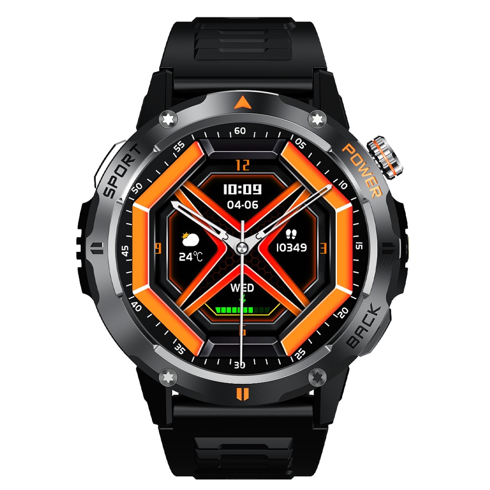 Military Smart Watch with Flash Light