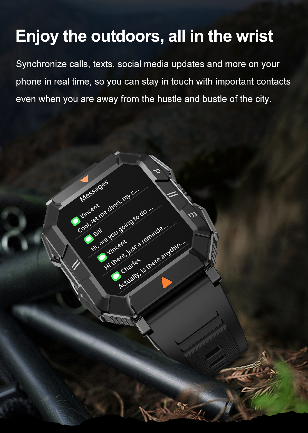 sport smart watches men