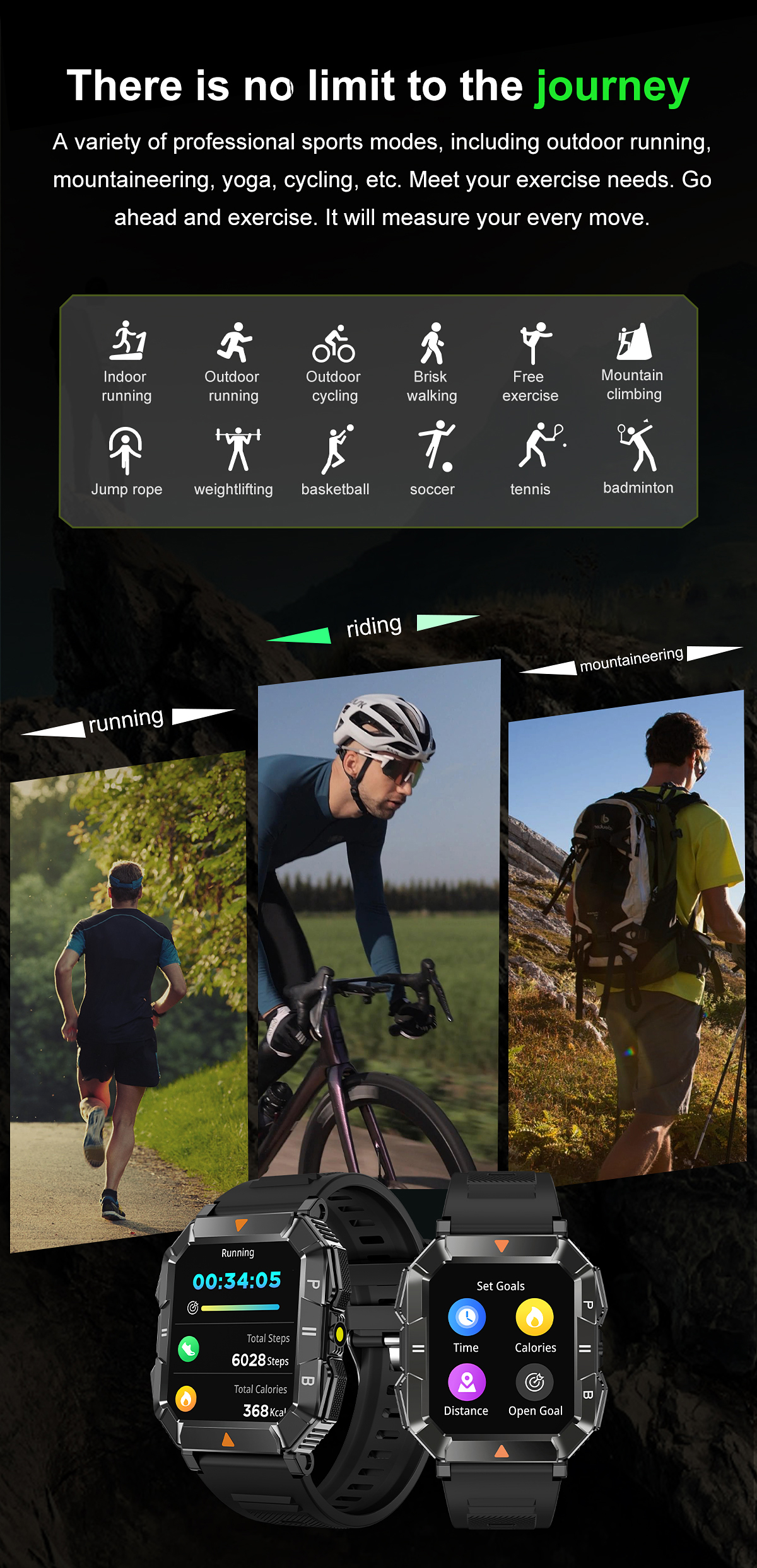 sport smart watches men
