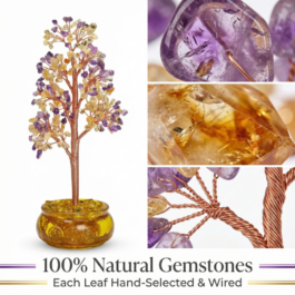 Fatonio Amethyst Citrine Crystal Money Tree