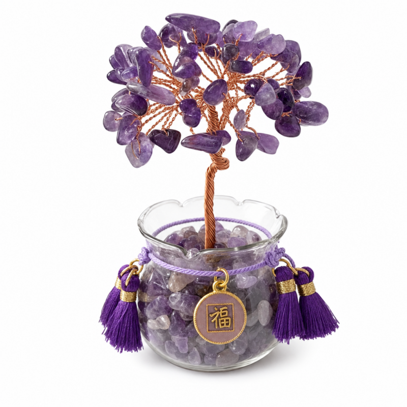 Natural Amethyst Money Tree